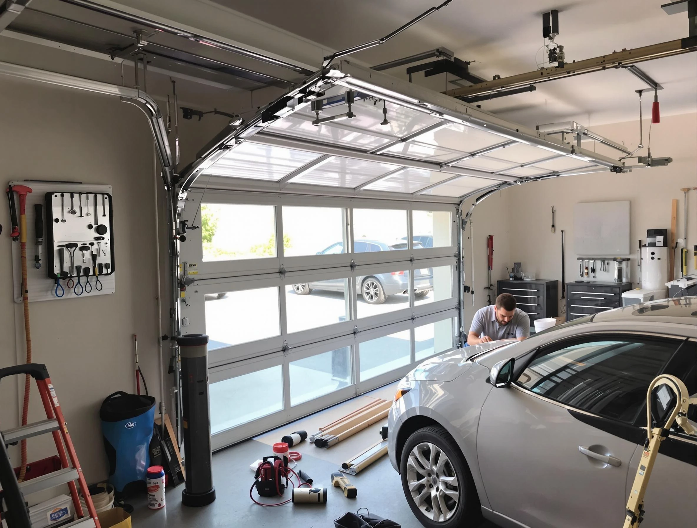 Garage door noise reduction service by San Tan Valley Garage Door Repair in San Tan Valley