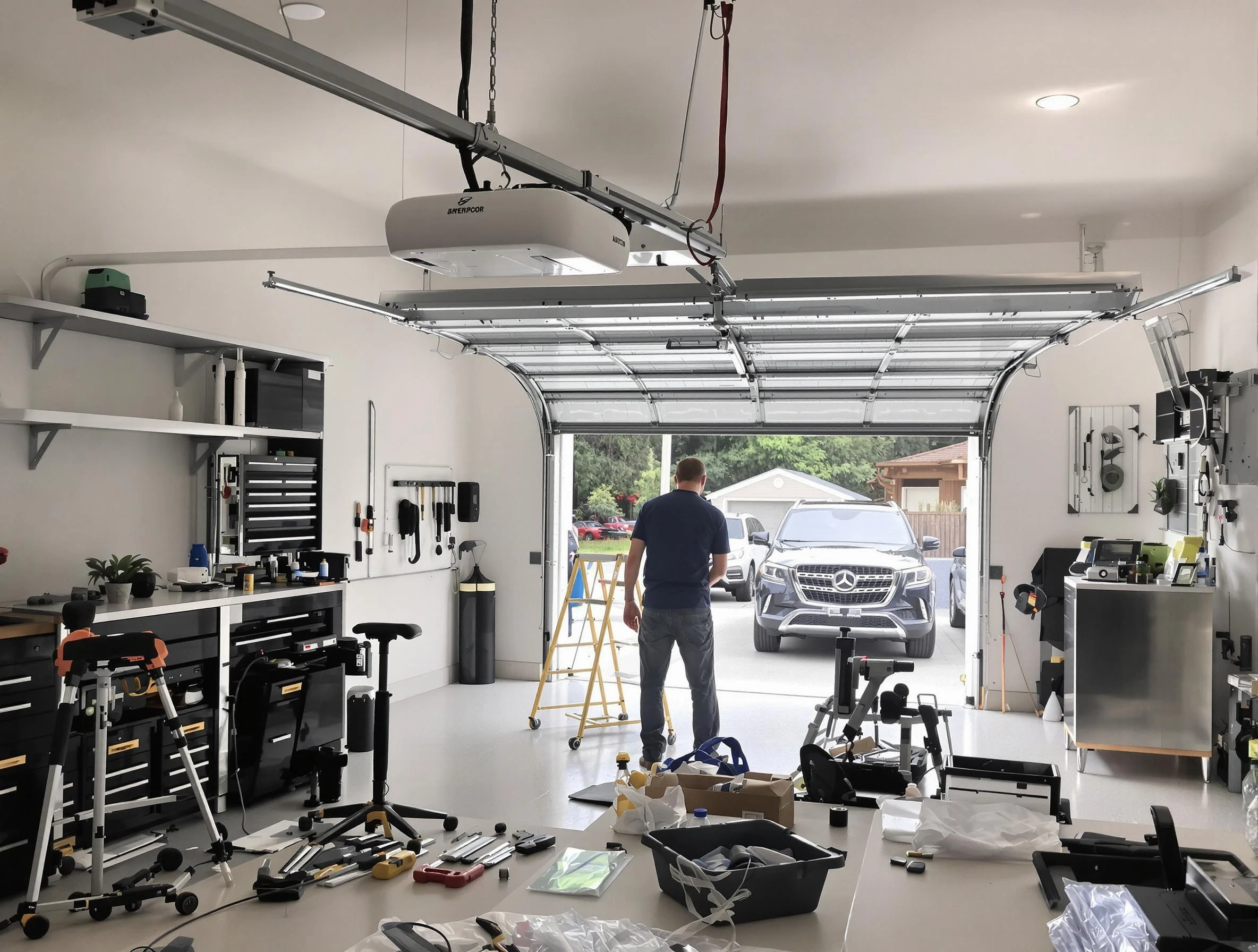 Garage door opener installation by San Tan Valley Garage Door Repair in San Tan Valley