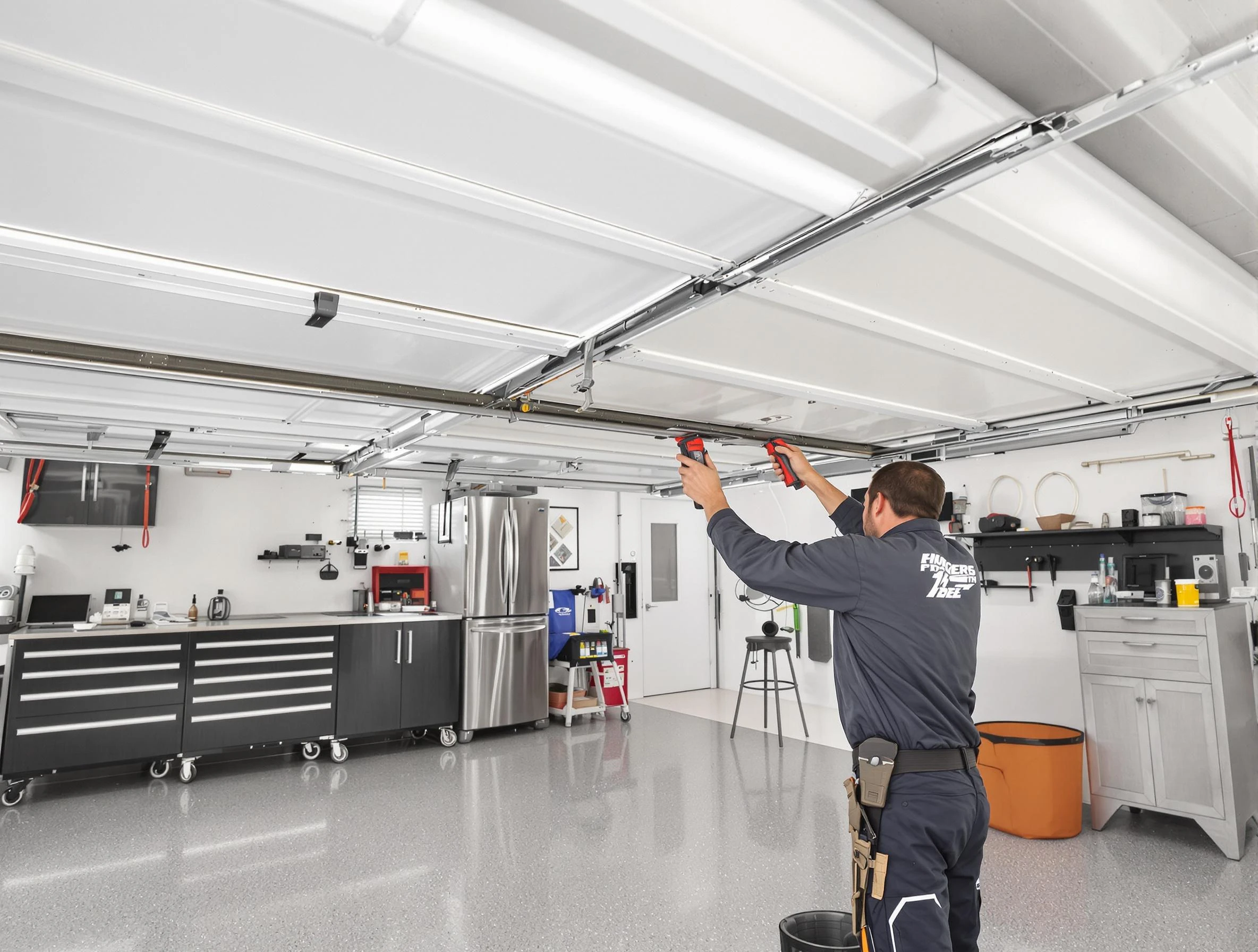 Overhead garage door repair service by San Tan Valley Garage Door Repair in San Tan Valley