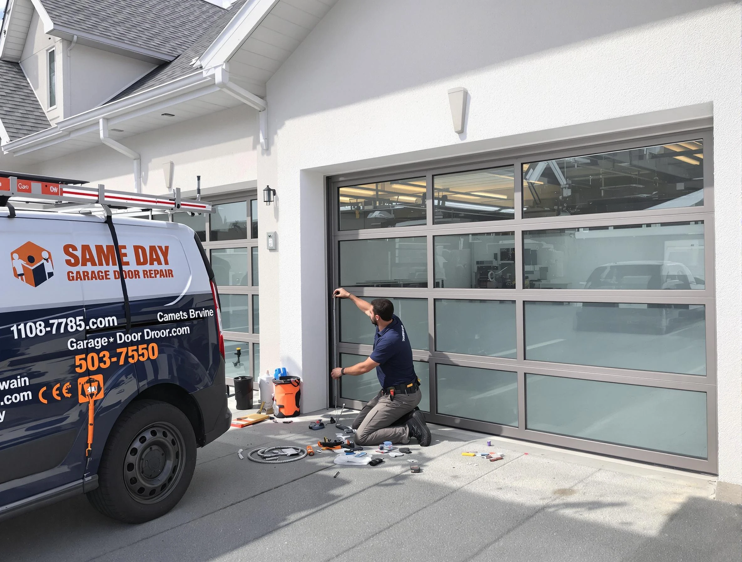 Same-day garage door repair service by San Tan Valley Garage Door Repair in San Tan Valley